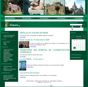 site de la Commune de Soignies